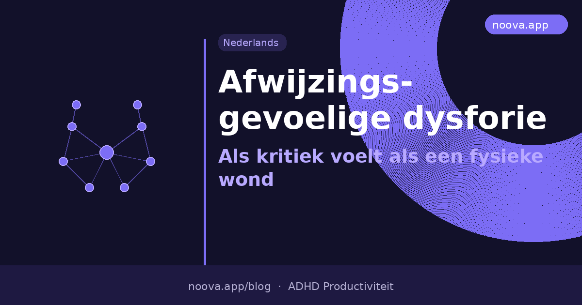 Afwijzingsgevoelige dysforie: Als kritiek voelt als een fysieke wond
