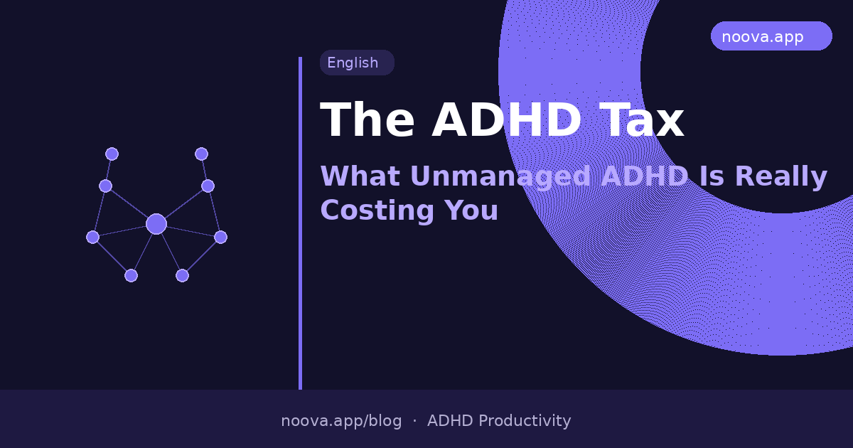 The ADHD Tax: What Unmanaged ADHD Is Really Costing You
