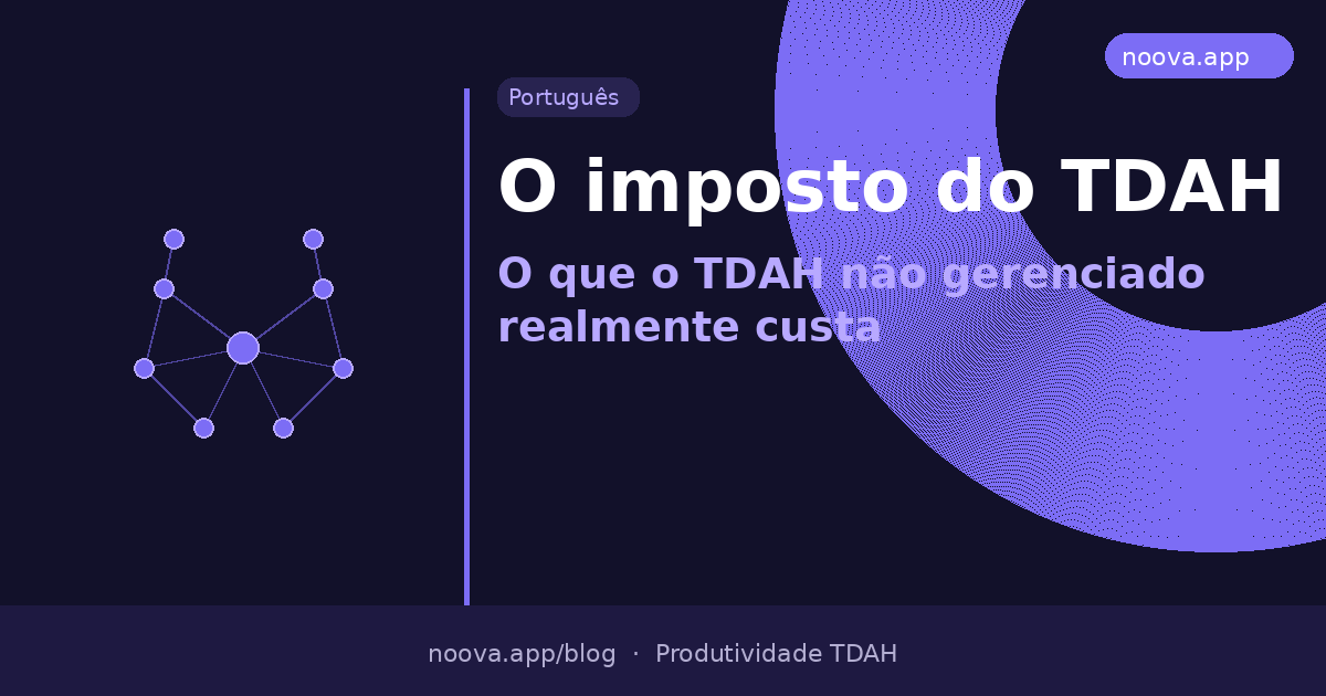 O imposto do TDAH: O que o TDAH não gerenciado realmente custa