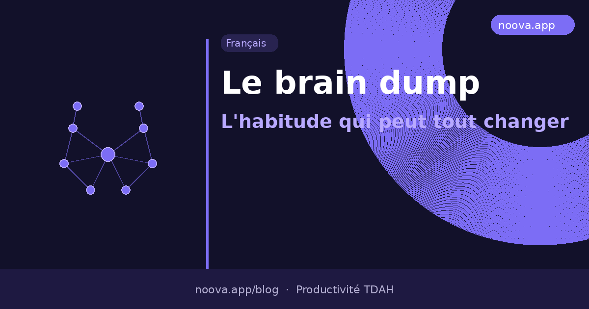 Le brain dump : L'habitude qui peut tout changer pour le TDAH